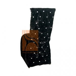 Velvet chair cover