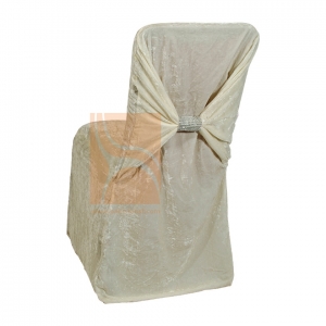 Velvet chair cover
