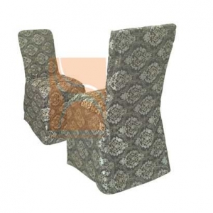 Jacquard damask chair covers
