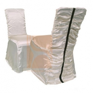 Polyester satin chair covers
