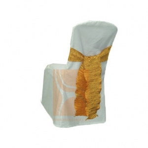 Polyester satin chair covers